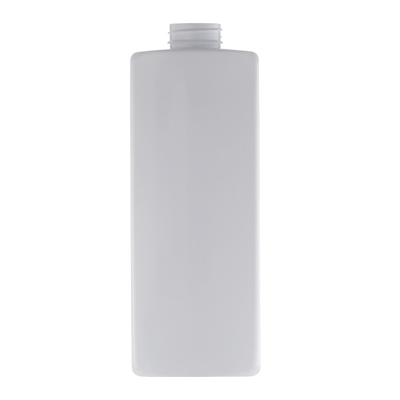 زجاجة شامبو بلاستيكية بيضاء مستطيلة الشكل من IBELONG سعة 500 مل